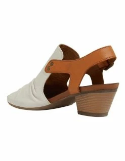 Active Flex Zambia White/Cognac Glove Sandals -Deals Shoes Store 865479700 7 720x928