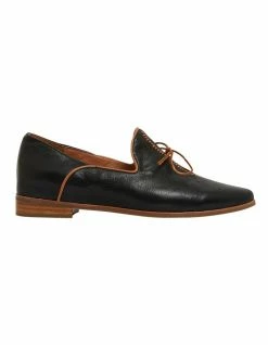 Sandler Random Black /Tan Glove Flat Shoes