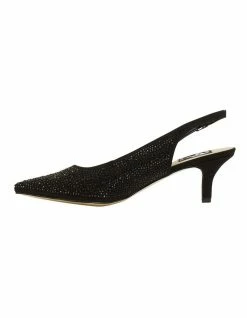 Alan Pinkus Teagan Black Fabric Heeled Shoes 9 Alan Pinkus Teagan Black Fabric Heeled Shoes -Deals Shoes Store 866104210 3 720x928