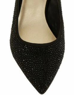 Alan Pinkus Teagan Black Fabric Heeled Shoes 12 Alan Pinkus Teagan Black Fabric Heeled Shoes -Deals Shoes Store 866104210 6 720x928