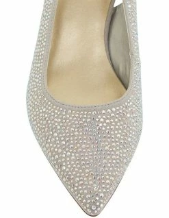 Alan Pinkus Teagan Silver Fabric Heeled Shoes 12 Alan Pinkus Teagan Silver Fabric Heeled Shoes -Deals Shoes Store 866104300 6 720x928