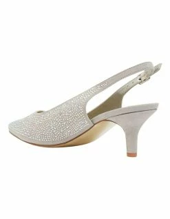 Alan Pinkus Teagan Silver Fabric Heeled Shoes 13 Alan Pinkus Teagan Silver Fabric Heeled Shoes -Deals Shoes Store 866104300 7 720x928