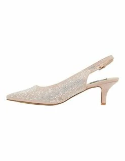 Alan Pinkus Teagan Blush Fabric Heeled Shoes 9 Alan Pinkus Teagan Blush Fabric Heeled Shoes -Deals Shoes Store 866104480 3 720x928
