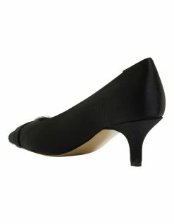 Alan Pinkus Tina Black Satin Heeled Shoes 13 Alan Pinkus Tina Black Satin Heeled Shoes -Deals Shoes Store 866104570 7 720x928