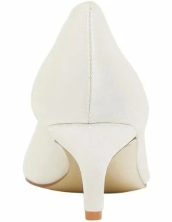 Alan Pinkus Tina Ivory Satin Heeled Shoes -Deals Shoes Store 866104660 5 720x928