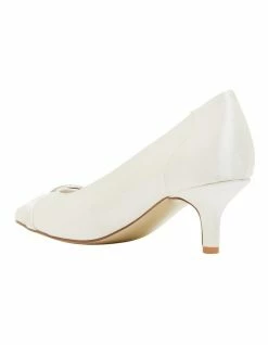 Alan Pinkus Tina Ivory Satin Heeled Shoes -Deals Shoes Store 866104660 7 720x928