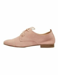 Sandler Utah Blush Nubuck Flat Shoes -Deals Shoes Store 866396710 3 720x928