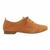 Sandler Utah Tan Nubuck Flat Shoes