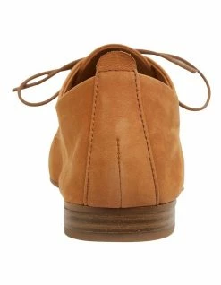 Sandler Utah Tan Nubuck Flat Shoes -Deals Shoes Store 866398870 5 720x928