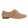 Sandler Utah Taupe Nubuck Flat Shoes