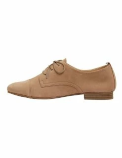 Sandler Utah Taupe Nubuck Flat Shoes 9 Sandler Utah Taupe Nubuck Flat Shoes -Deals Shoes Store 866399950 3 720x928