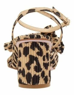 Pink Inc Secret Leopard Fabric Sandals -Deals Shoes Store 866850040 5 720x928