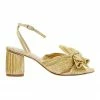 Pink Inc Secret Gold Metallic Sandals