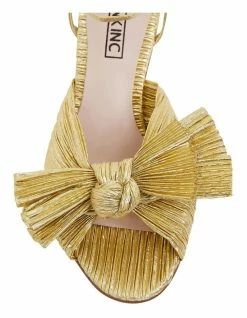 Pink Inc Secret Gold Metallic Sandals -Deals Shoes Store 866850130 6 720x928