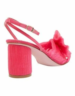 Pink Inc Secret Fuchsia Fabric Sandals -Deals Shoes Store 866850310 4 720x928