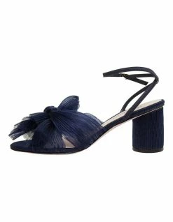 Pink Inc Secret Navy Fabric Sandals -Deals Shoes Store 866850400 3 720x928