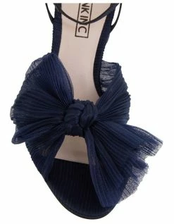 Pink Inc Secret Navy Fabric Sandals -Deals Shoes Store 866850400 5 720x928