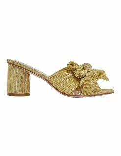 Pink Inc Surge Gold Metallic Sandals