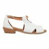 Easy Steps Laguna White/Cognac Glove Sandals