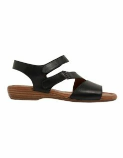 Easy Steps Kenya Black Glove Sandals