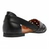 Sandler Ranya Black Glove Flat Shoes