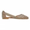 Sandler Ranya Taupe Glove Flat Shoes