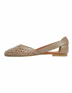 Sandler Ranya Taupe Glove Flat Shoes -Deals Shoes Store 866860120 3 720x928
