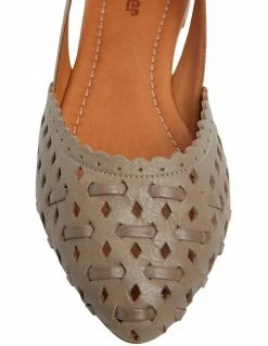 Sandler Ranya Taupe Glove Flat Shoes -Deals Shoes Store 866860120 6 720x928