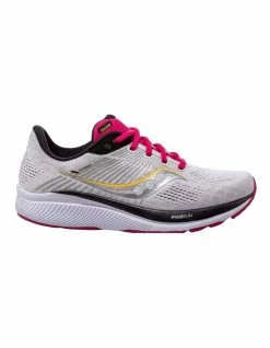 Saucony Guide 14 Wide Fit Grey Running Shoe