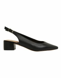 Sandler Dena Black Glove Heeled Shoes