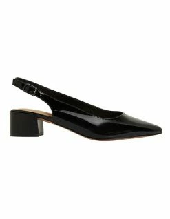 Sandler Dena Black Patent Heeled Shoes