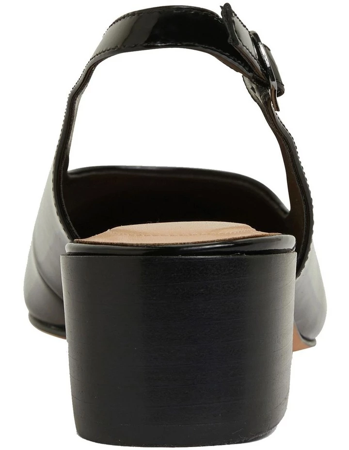 Sandler Dena Black Patent Heeled Shoes 5 Sandler Dena Black Patent Heeled Shoes - Image 5