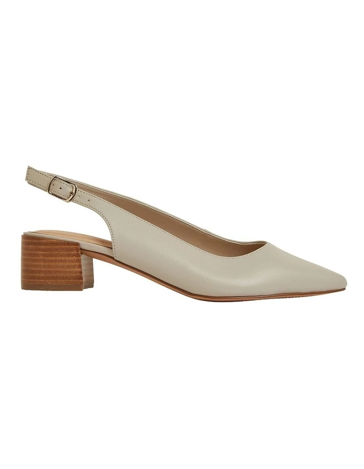 Sandler Dena Ivory Glove Heeled Shoes 1 Sandler Dena Ivory Glove Heeled Shoes