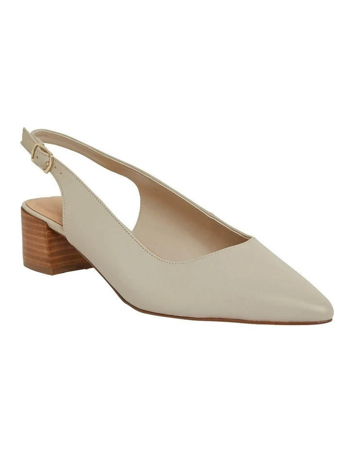 Sandler Dena Ivory Glove Heeled Shoes 2 Sandler Dena Ivory Glove Heeled Shoes - Image 2