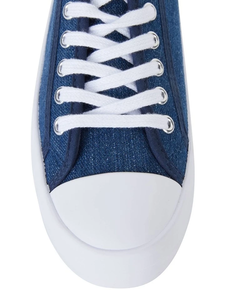 Sandler Stacey Denim Canvas Sneakers 6 Sandler Stacey Denim Canvas Sneakers - Image 6