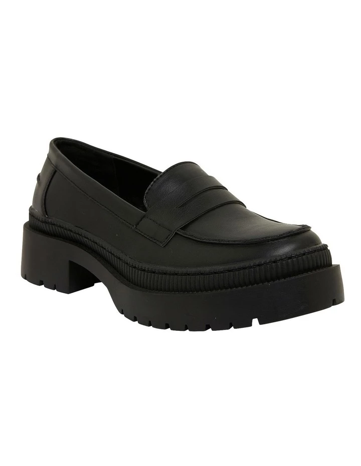Ravella Sawyer Black Smooth Flat Shoes 2 Ravella Sawyer Black Smooth Flat Shoes - Image 2