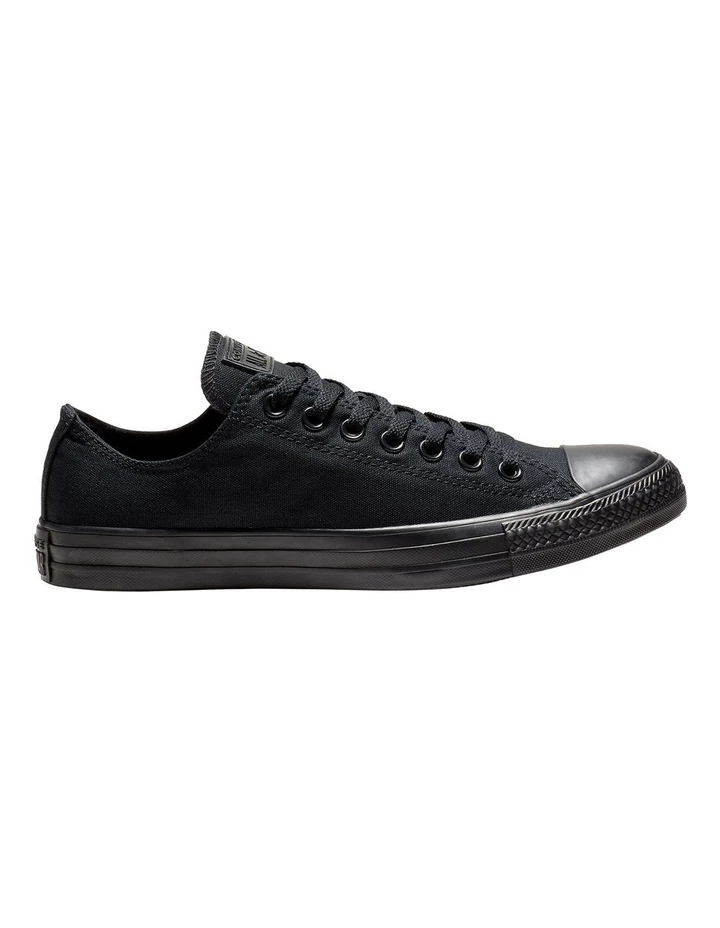 Converse Chuck Taylor All Star Mono Black Low Top Sneaker 1 Converse Chuck Taylor All Star Mono Black Low Top Sneaker