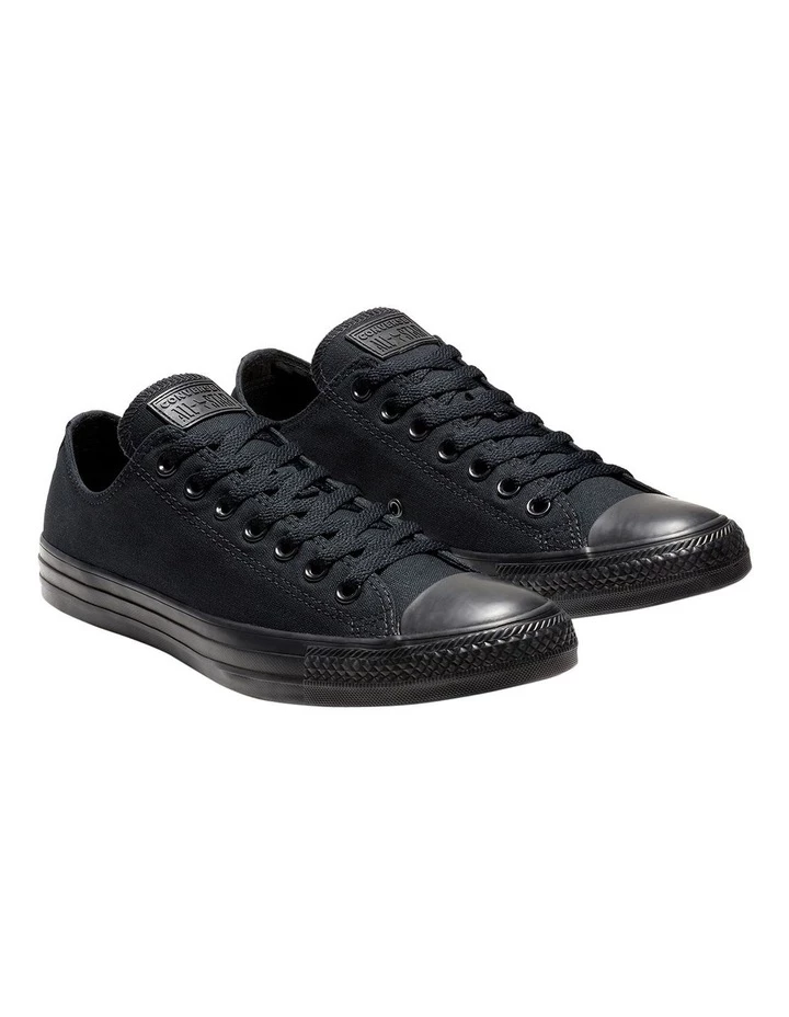 Converse Chuck Taylor All Star Mono Black Low Top Sneaker 2 Converse Chuck Taylor All Star Mono Black Low Top Sneaker - Image 2