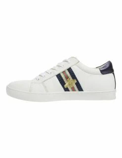 Jane Debster Belem White/Navy Nappa Sneakers 9 Jane Debster Belem White/Navy Nappa Sneakers -Deals Shoes Store 870134860 3 720x928