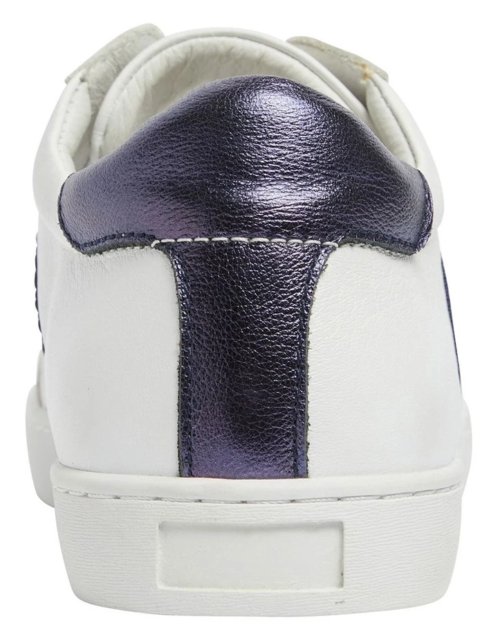 Jane Debster Belem White/Navy Nappa Sneakers 5 Jane Debster Belem White/Navy Nappa Sneakers - Image 5