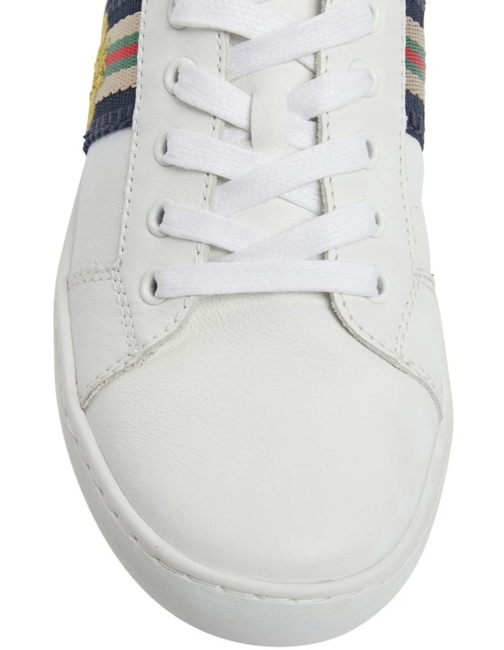 Jane Debster Belem White/Navy Nappa Sneakers 6 Jane Debster Belem White/Navy Nappa Sneakers - Image 6