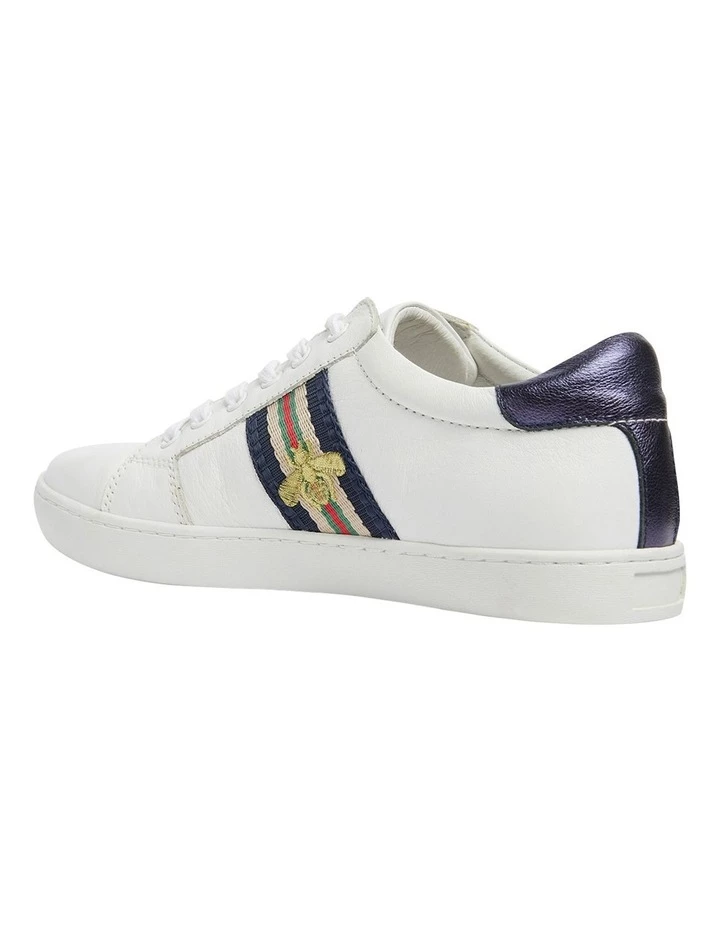 Jane Debster Belem White/Navy Nappa Sneakers 7 Jane Debster Belem White/Navy Nappa Sneakers - Image 7