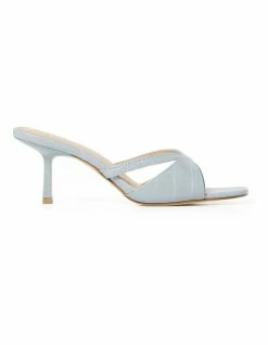 Forever New Sunny Blue Kitten Heel in Blue