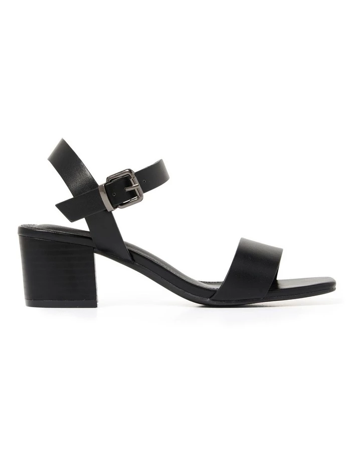 Forever New Norelle Black Block Heel Sandal 1 Forever New Norelle Black Block Heel Sandal