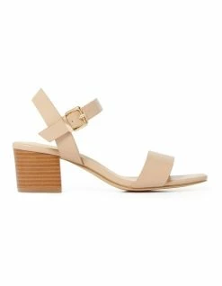 Forever New Norelle Seashell Block Heel Sandal