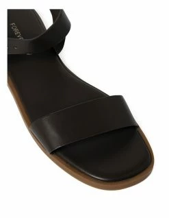 Forever New Connie Black Flat Sandal