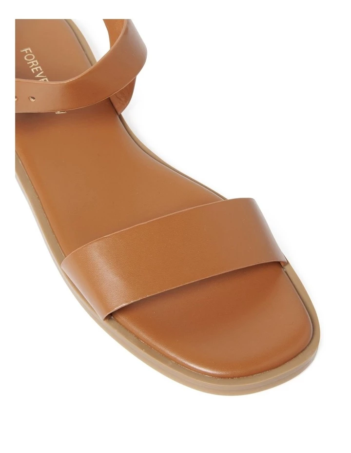 Forever New Connie Tan Flat Sandal 1 Forever New Connie Tan Flat Sandal