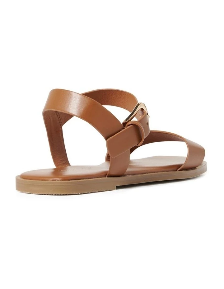 Forever New Connie Tan Flat Sandal 3 Forever New Connie Tan Flat Sandal - Image 3