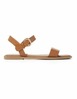 Forever New Connie Tan Flat Sandal 7 Forever New Connie Tan Flat Sandal -Deals Shoes Store 871076170 871129720 4 720x928