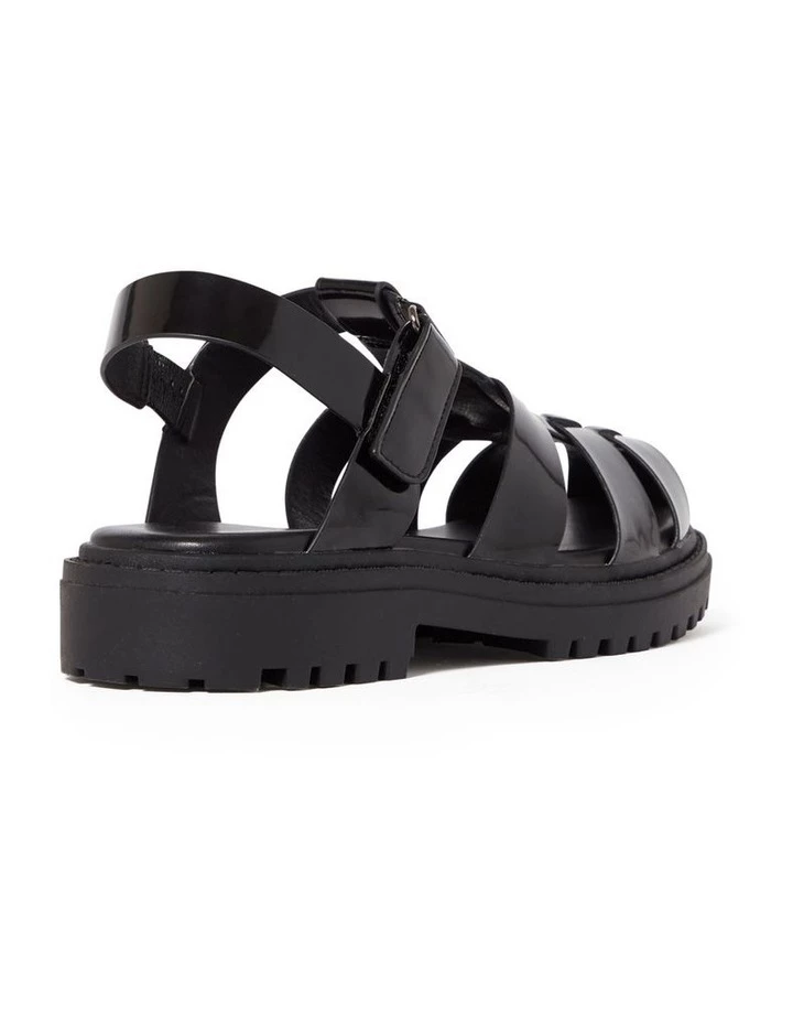 Forever New Poppy Black Chunky Sandal 3 Forever New Poppy Black Chunky Sandal - Image 3